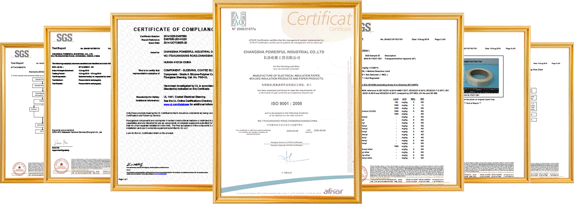 Changsha Powerful Industrial Co.,Ltd certificated